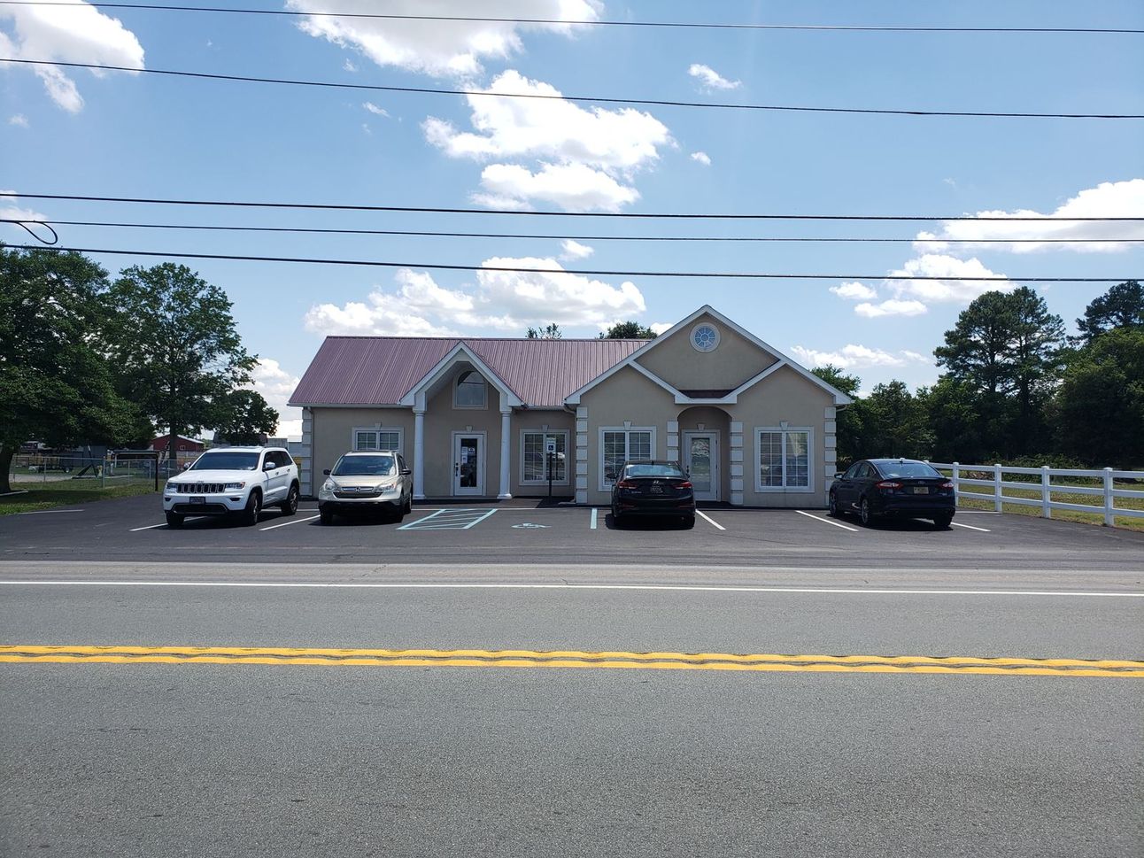 Front of the building from Forrest Avenue